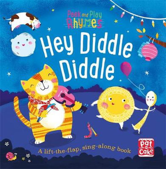 Picture of Peek and Play Rhymes: Hey Diddle Diddle: A baby sing-along board book with flaps to lift