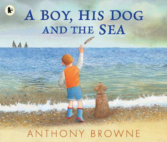 Picture of A Boy, His Dog And The Sea